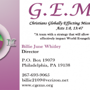 C-GEMS Business Cards