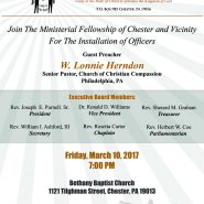 Ministerial Fellowship Installation