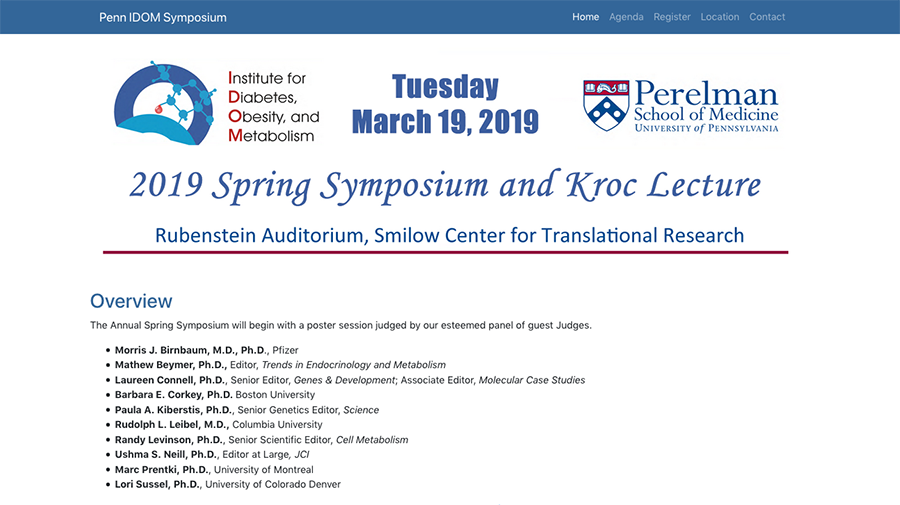 2019 Spring Symposium