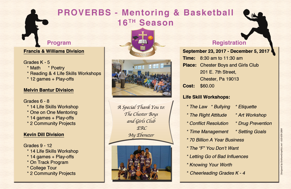 Proverbs Basketball Schedule