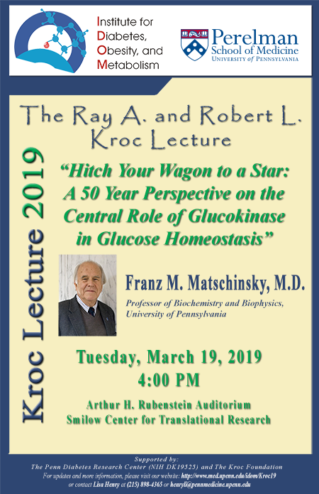 2019 Kroc Lecture Flyer