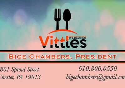 Vittles Business Card