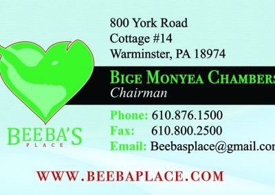 Beeba's Place Cards