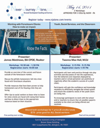 Never Journey Alone Workshops