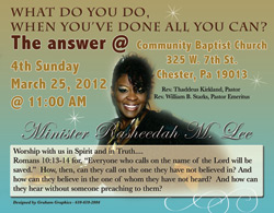 Minister Rasheedah Lee